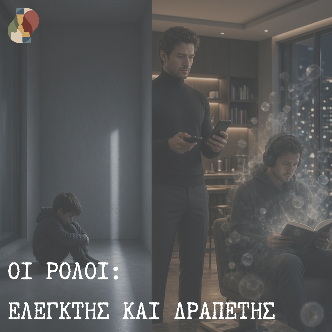 Η Ψευδαίσθηση του Ελέγχου και η Καταφυγή στη Φαντασία: Οι Ρόλοι του Ελεγκτή και του Δραπετη